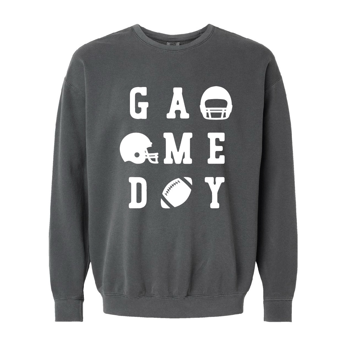 Unisex crew sweatshirt  for football game day. Roam Around Wear is a Wyoming t-shirt company based out of Gillette, Wyoming