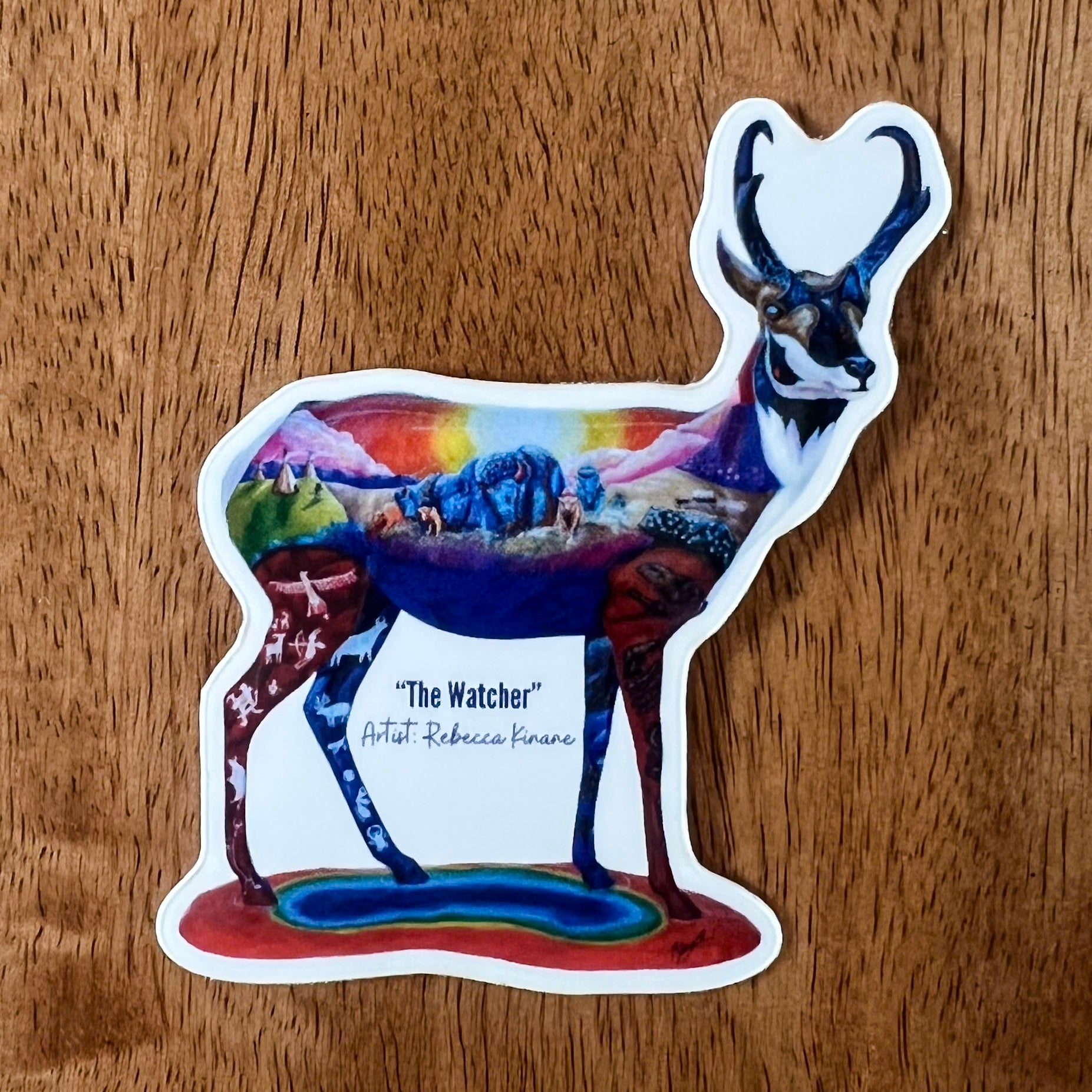 Parade of Pronghorns Artist Stickers