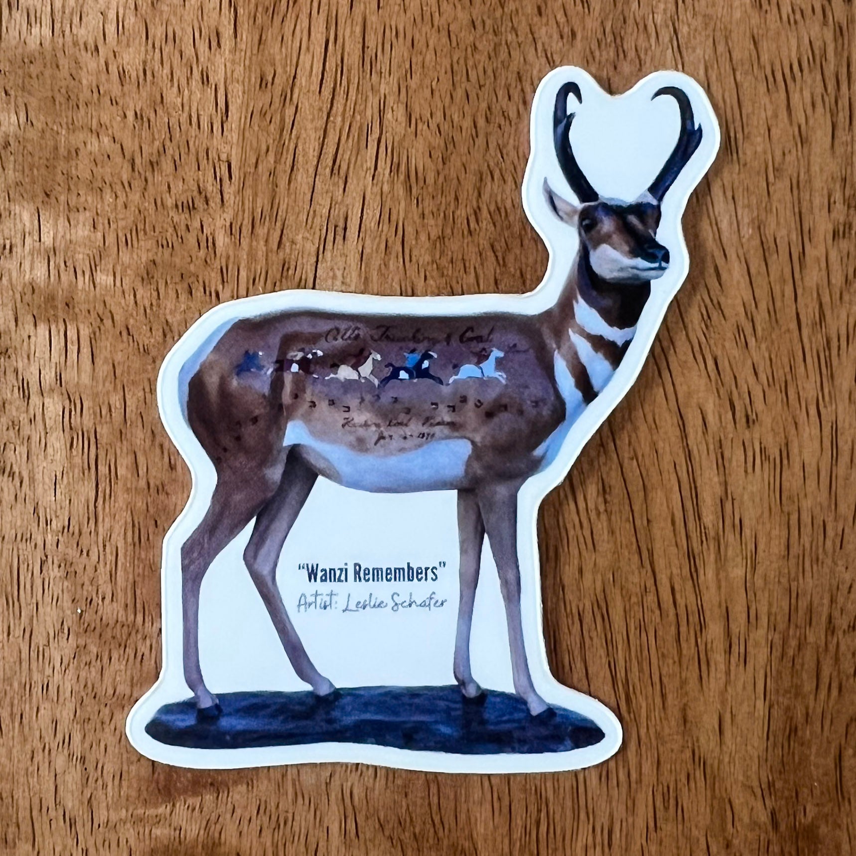 Parade of Pronghorns Artist Stickers