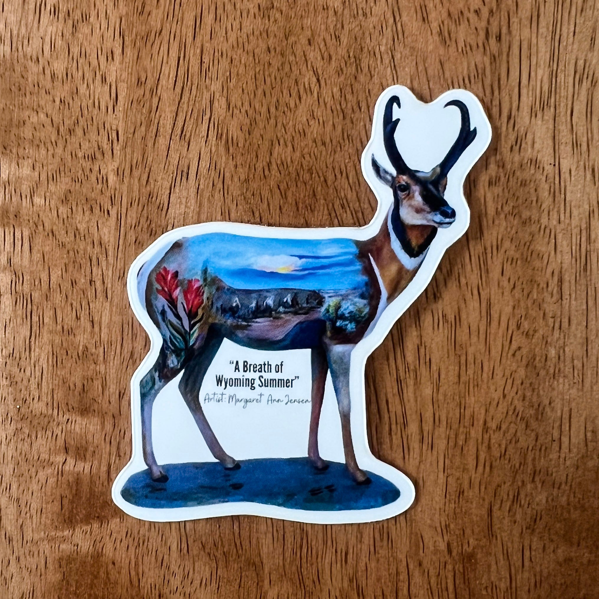 Parade of Pronghorns Artist Stickers