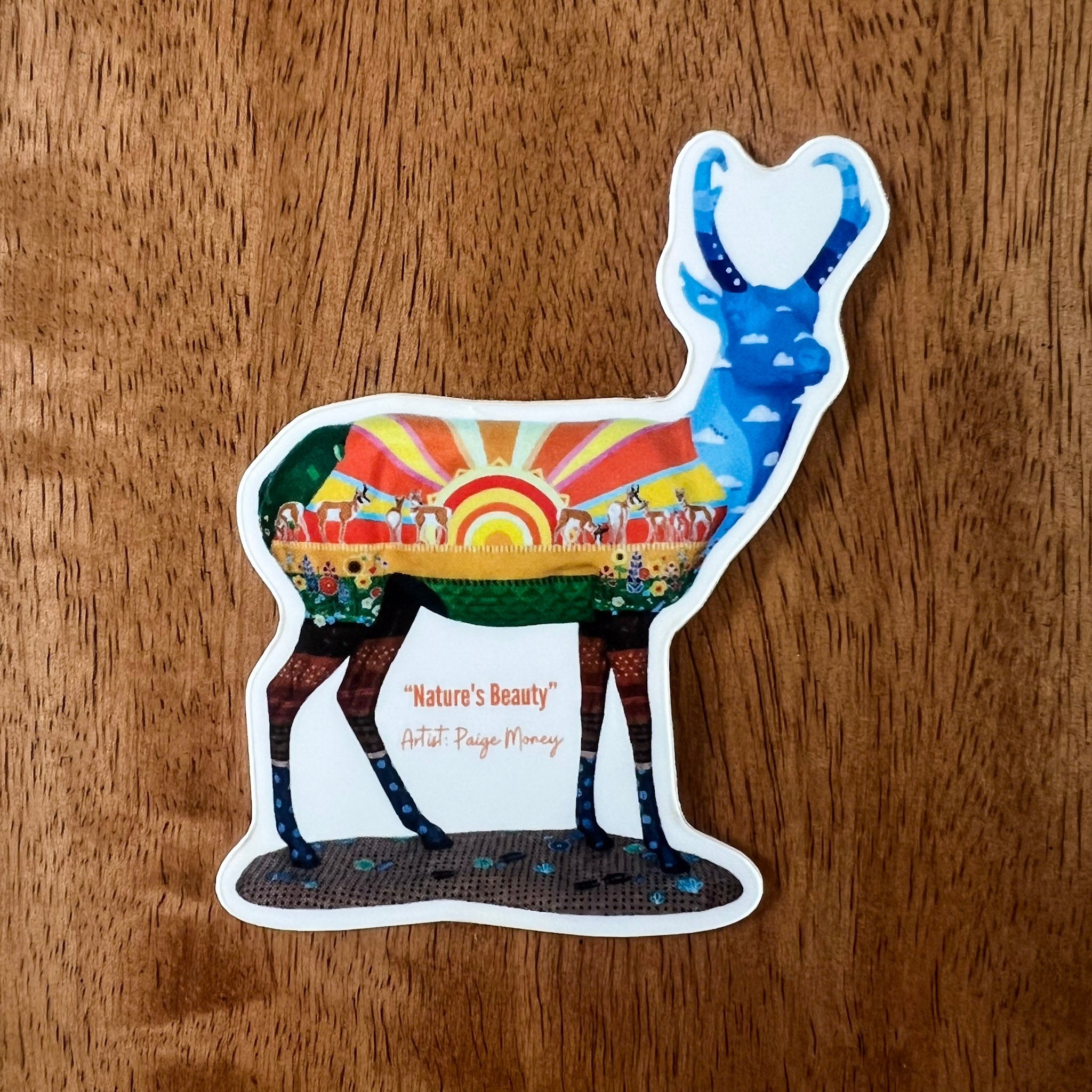Parade of Pronghorns Artist Stickers