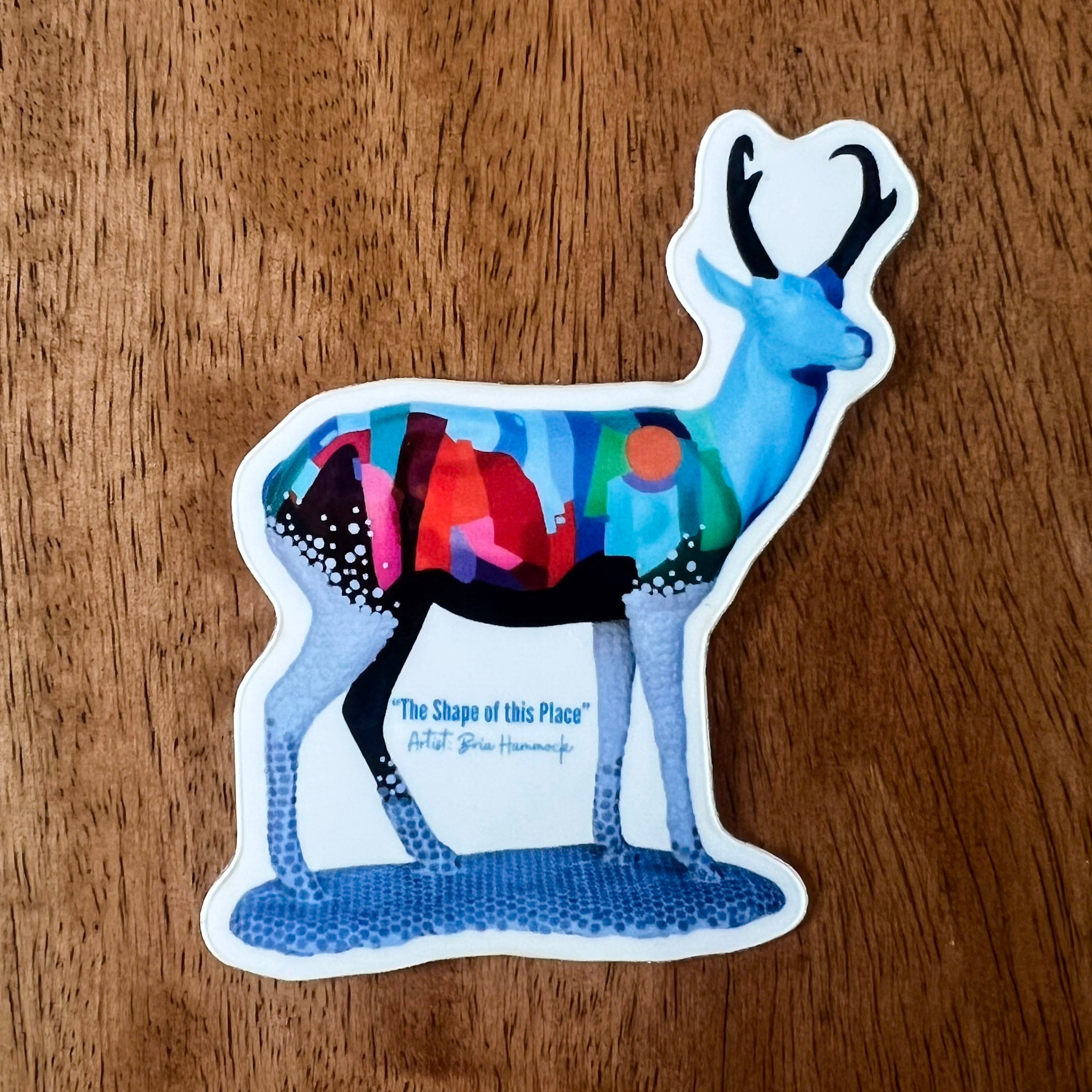 Parade of Pronghorns Artist Stickers
