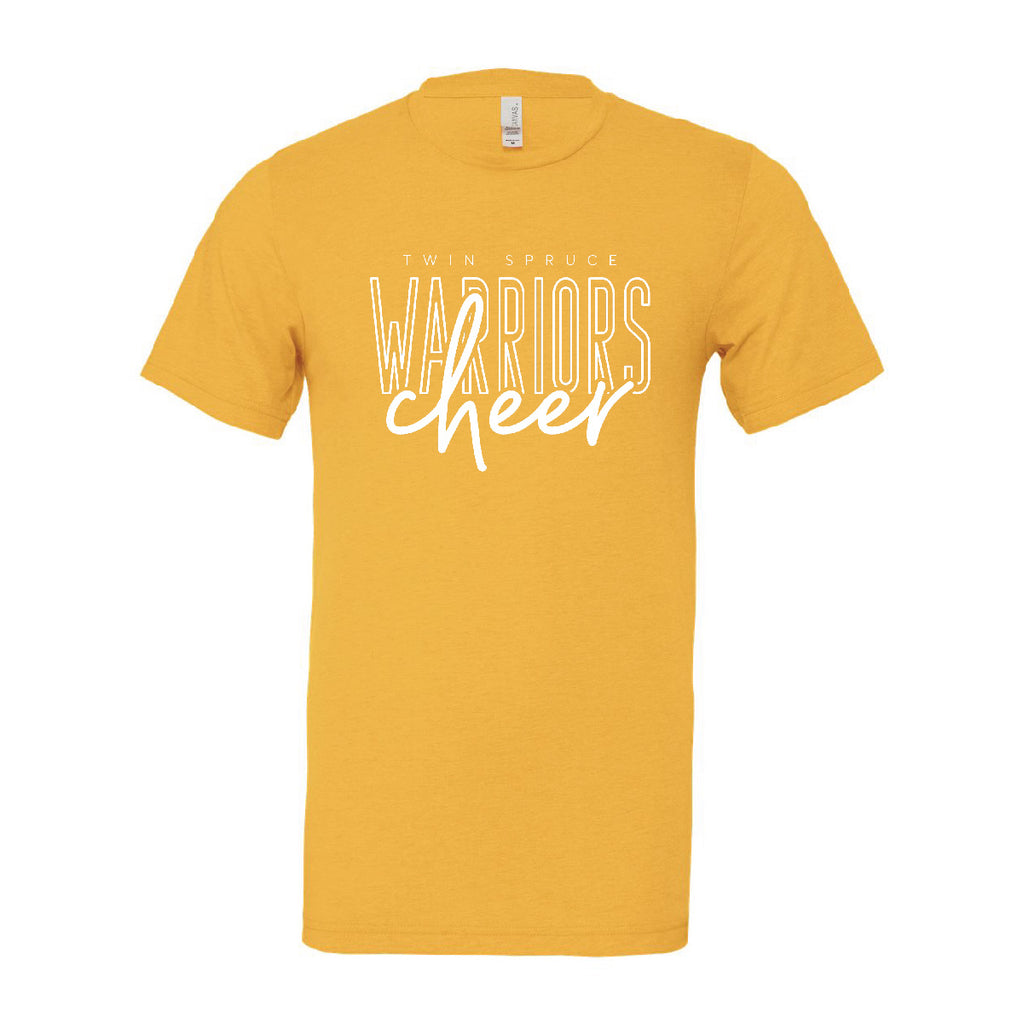 Unisex Tee TSJH Cheer - H. Yellow Gold