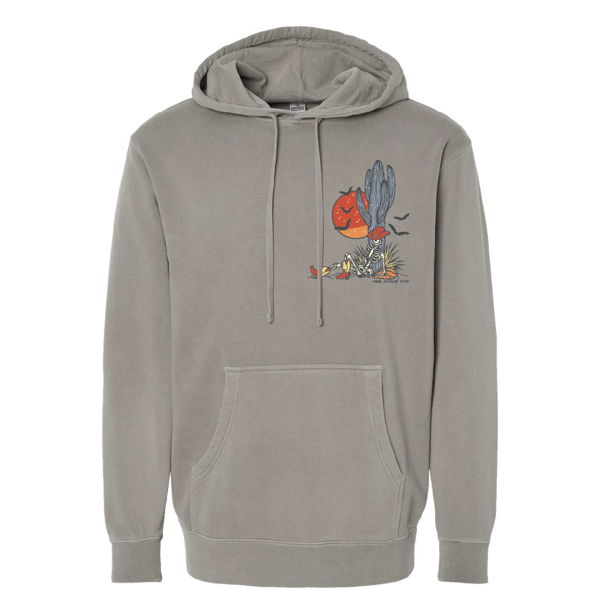 Skeleton Cowboy Hoodie. Roam Around Wear is a Wyoming t-shirt company based in Gillette, Wyoming