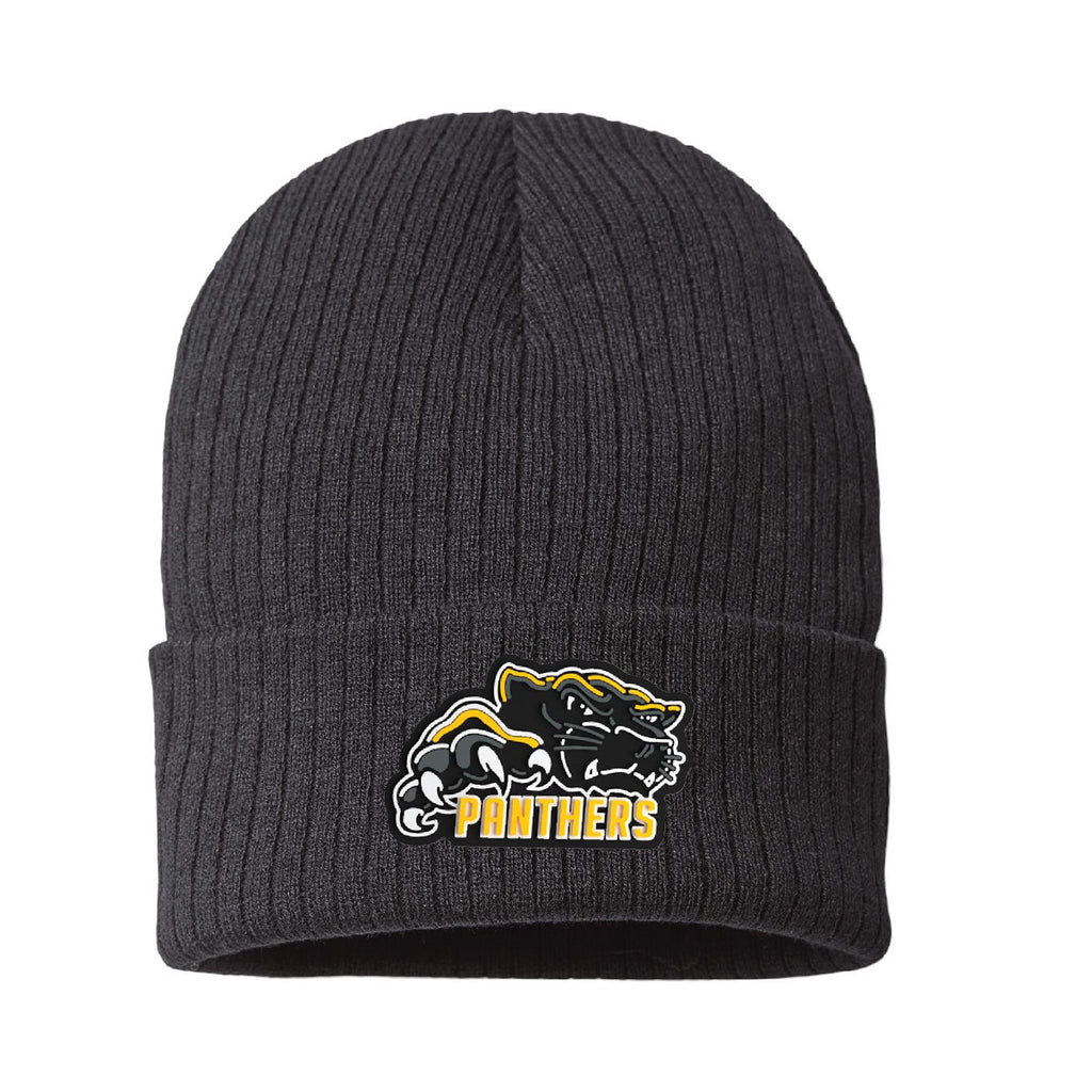 Wright High School Beanie with 3D PVC Patch