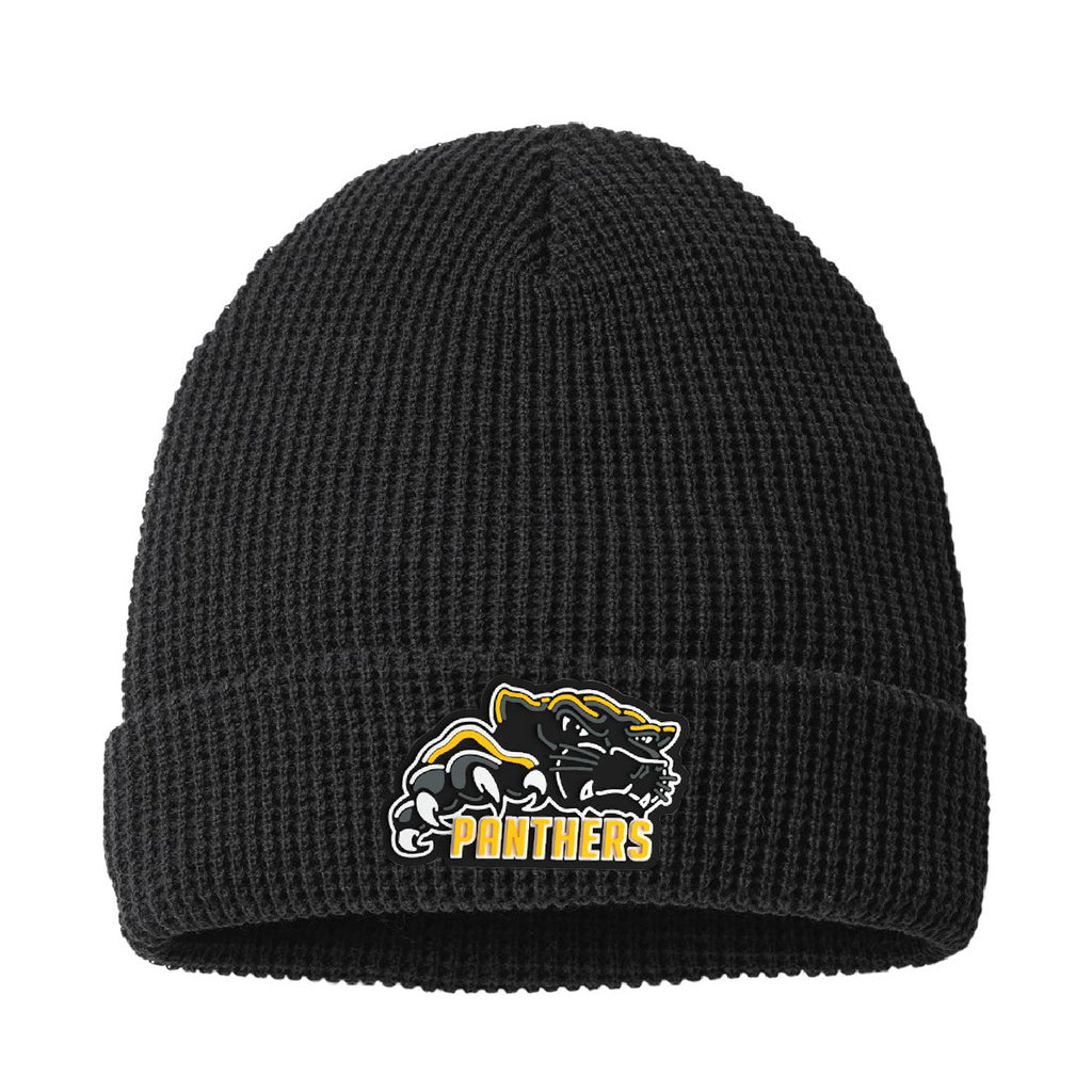 Wright High School Beanie with 3D PVC Patch