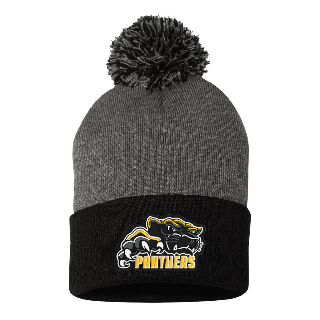 Wright High School Beanie with 3D PVC Patch