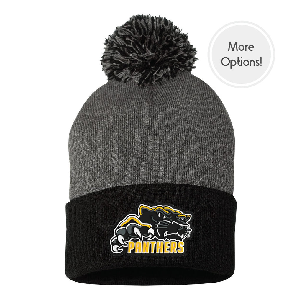 Wright High School Beanie with 3D PVC Patch