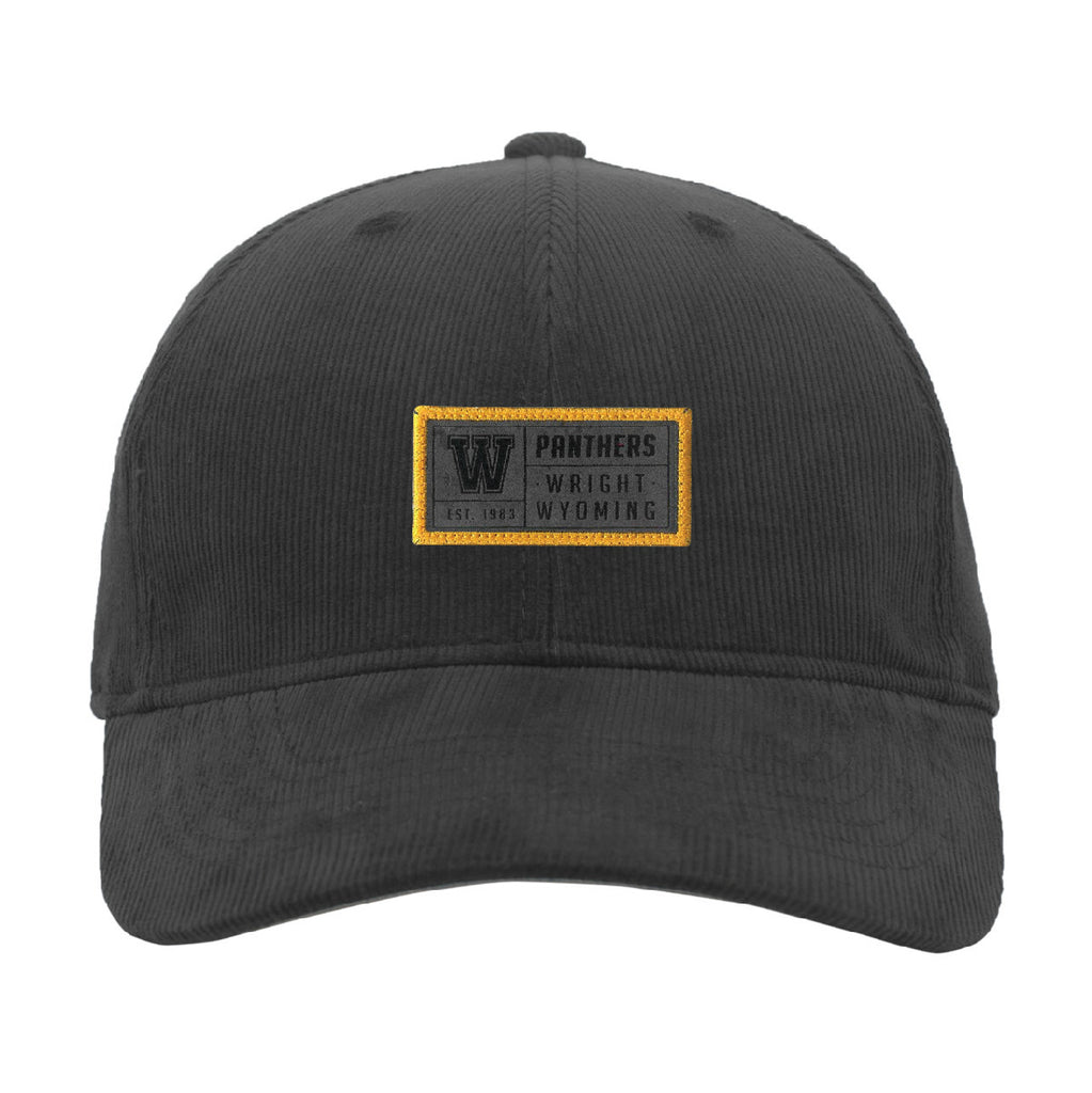 Wright High School Hats with Sueded Patch