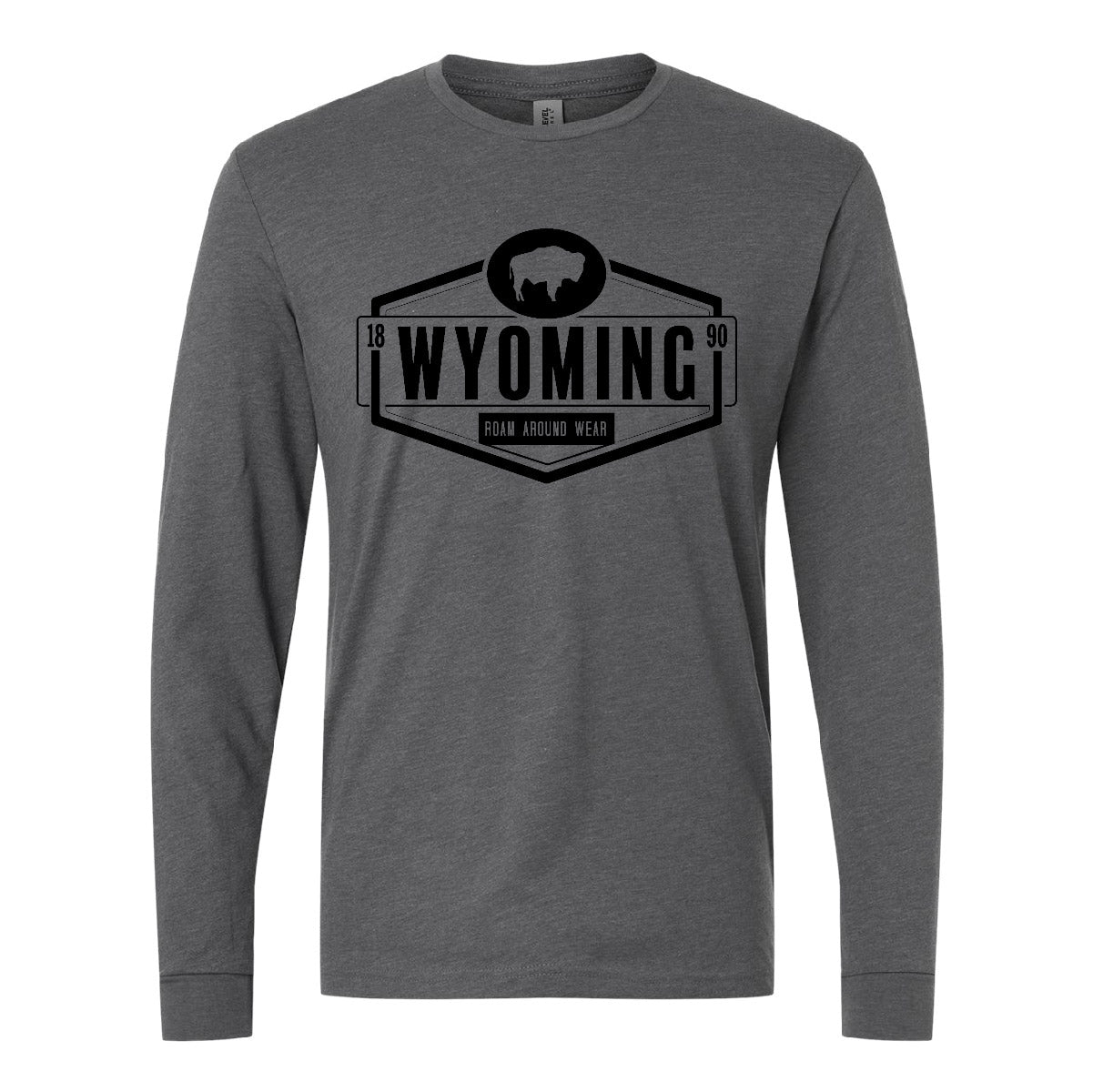Fall Favorite Wyoming Shirt made by Roam Around Wear in Gillette, WY. 