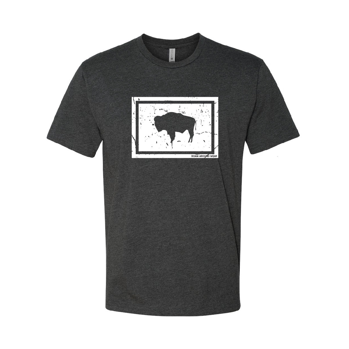 Wyoming Tee Shirt - Bison Tee Shirt - Buffalo Tee Shirt - Roam Around Wear is a Wyoming t-shirt company based in Gillette, Wyoming.