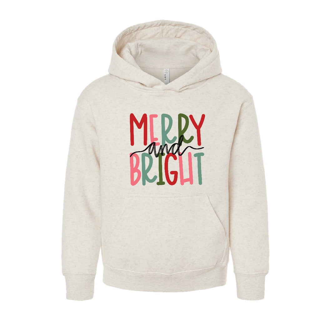 Merry and Bright Hooded Sweatshirt - Toddler/Youth