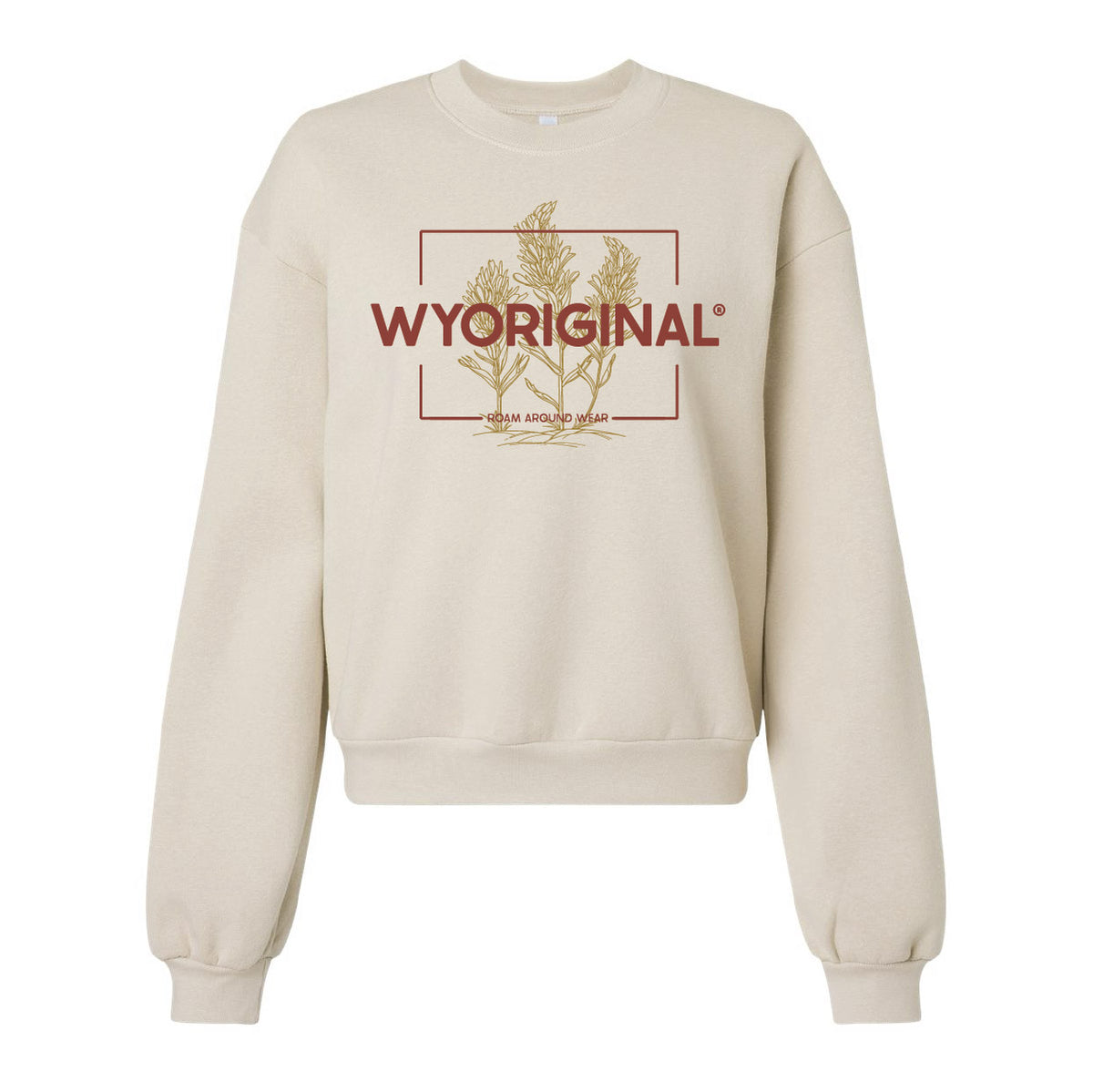 WYORIGINAL® Indian Paintbrush Women's Crew Sweatshirt