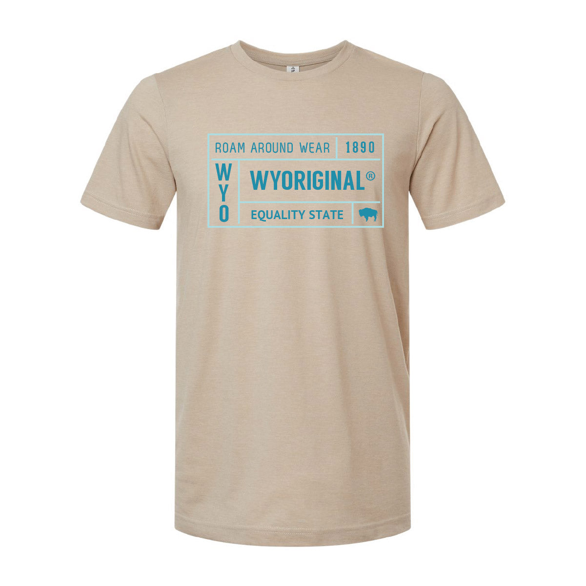 WYORIGINAL® Grid T-Shirt - Tan