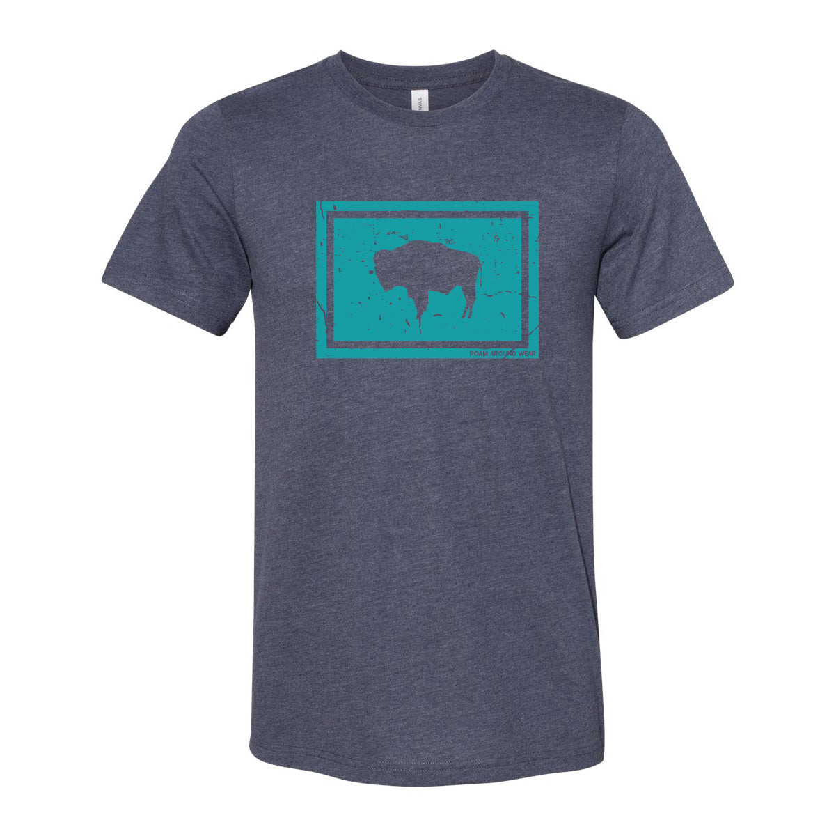 Wyoming Tee Shirt - Bison Tee Shirt - Buffalo Tee Shirt - Roam Around Wear is a Wyoming t-shirt company based in Gillette, Wyoming.