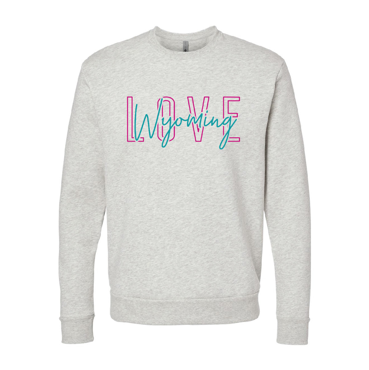 Wyoming Crewneck Sweatshirt - Valentine's Shirt - Roam Around Wear is a Wyoming t-shirt company based in Gillette, Wyoming.