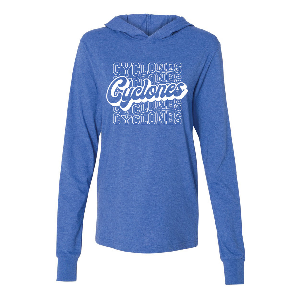 Cyclone Adult Hooded L/S Tees