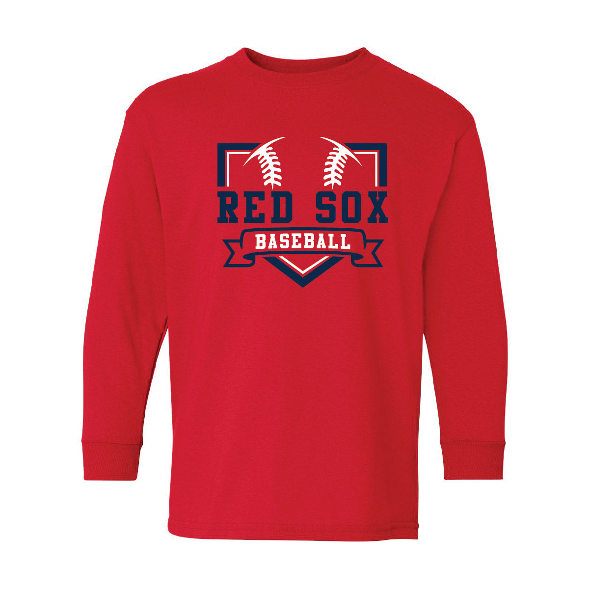 Red Sox Little League Youth Long Sleeve Tees - PREORDER