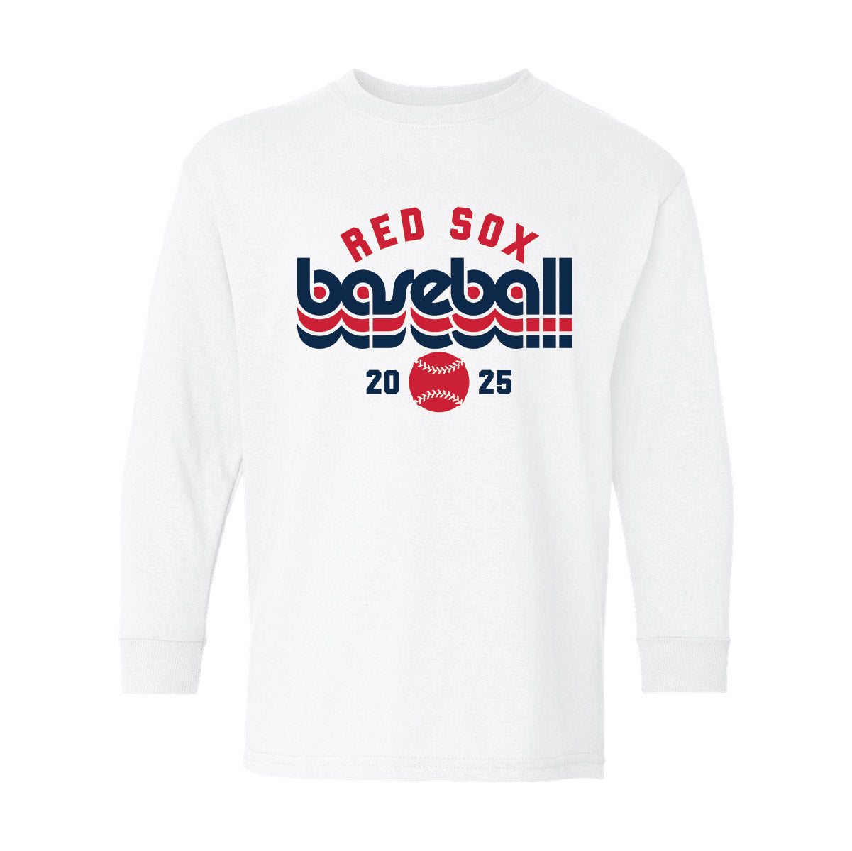 Red Sox Little League Youth Long Sleeve Tees - PREORDER