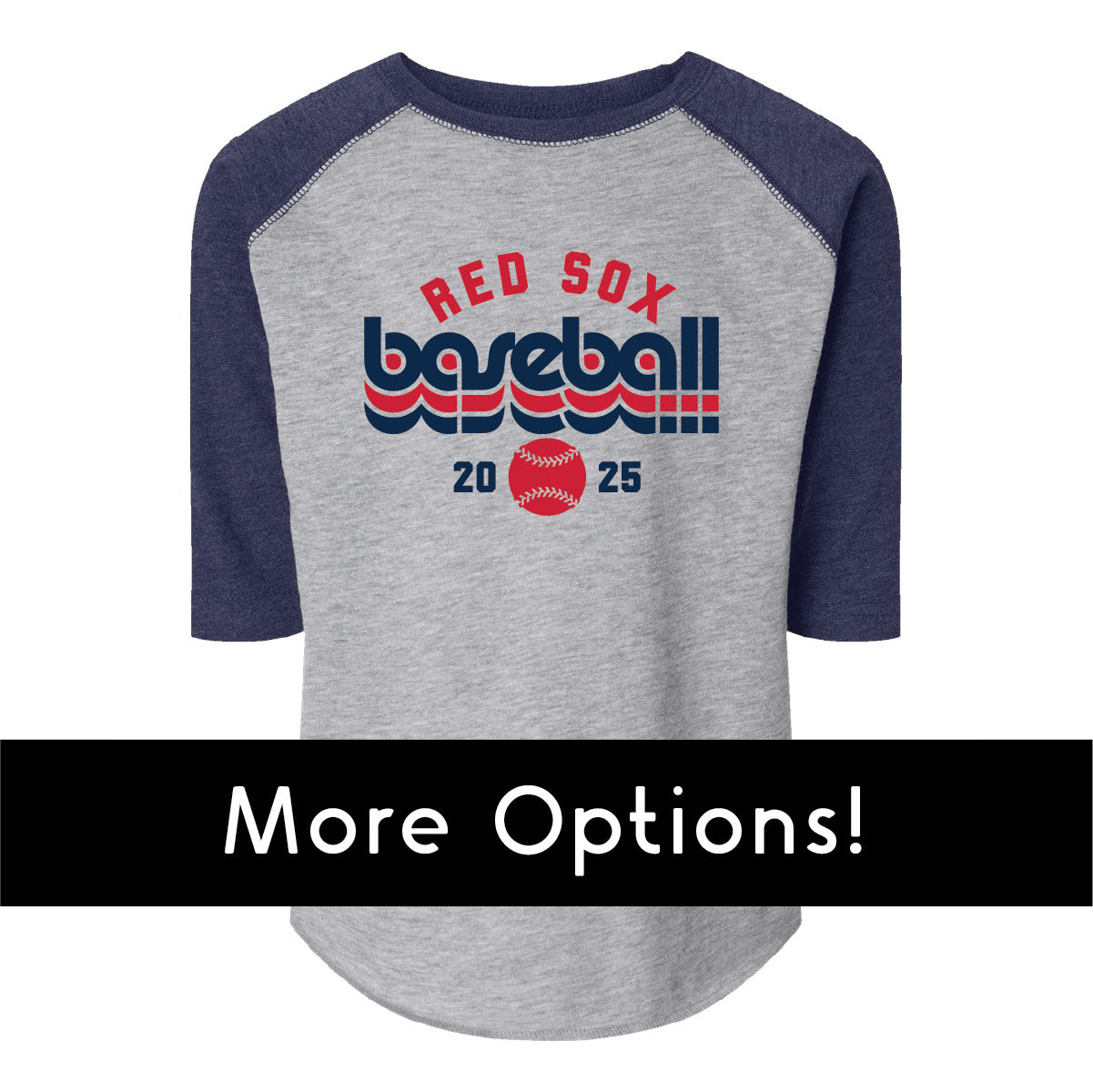 Red Sox Little League Youth Long Sleeve Tees - PREORDER