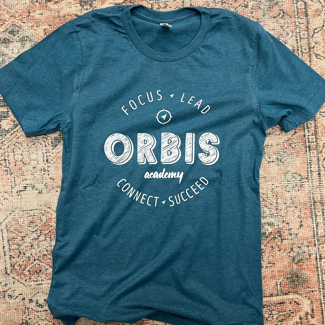 Custom printed design for Orbis in Wyoming. Roam Around Wear is your go to place for custom printed merchandise. Based out of Gillette, Wyoming