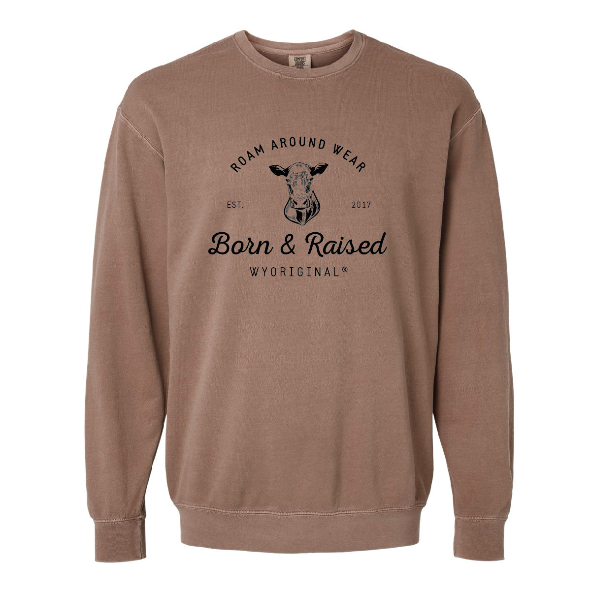 Wyoming Tee Shirt - Cow Sweatshirt - Wyoriginal Crew - Roam Around Wear is a Wyoming t-shirt company based in Gillette, Wyoming.