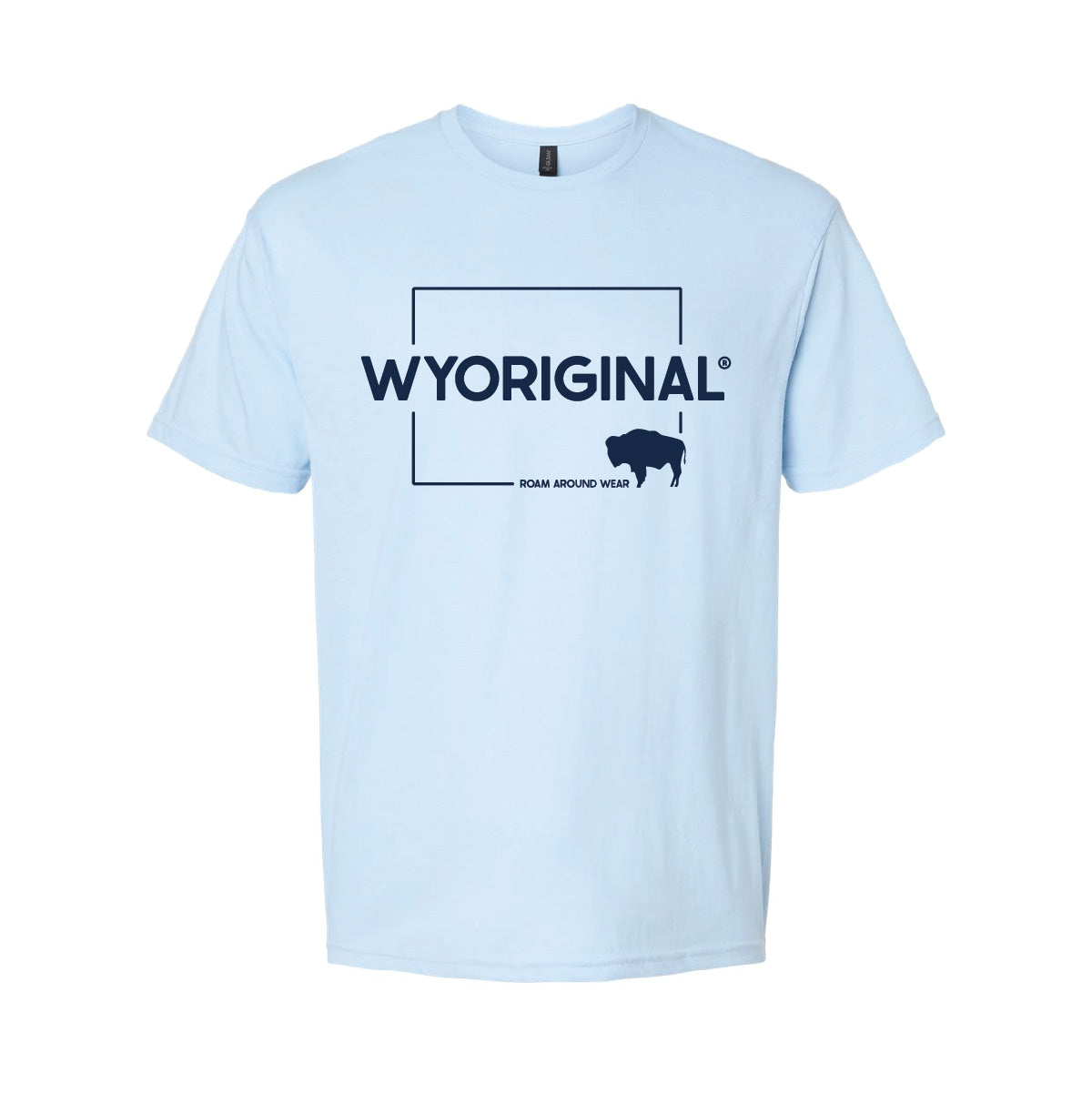 Wyoriginal tee. Unisex Wyoming tee. Roam Around Wear is a wyoming t-shirt company printed in Gillette, Wyoming