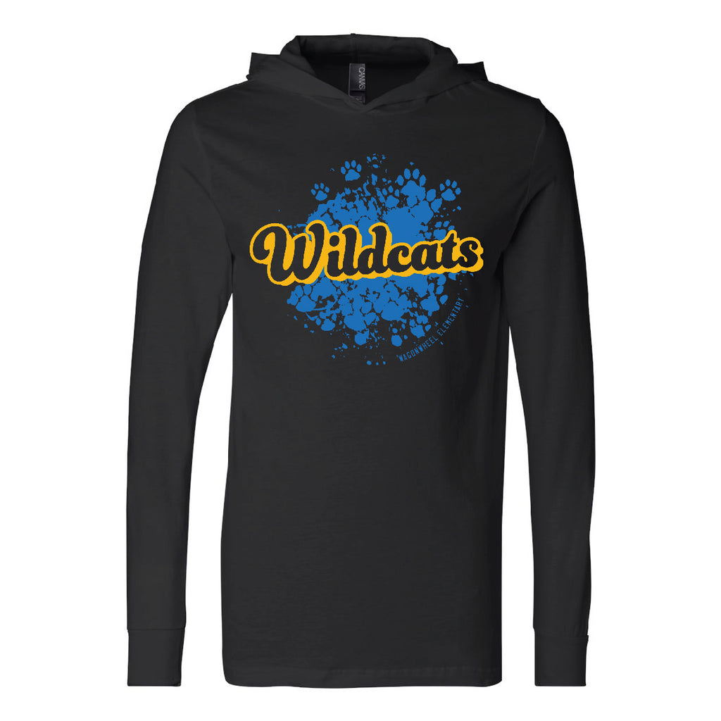 Wagonwheel Adult Hooded L/S Tees